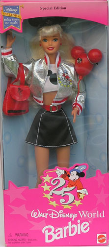 25th anniversary disney barbie